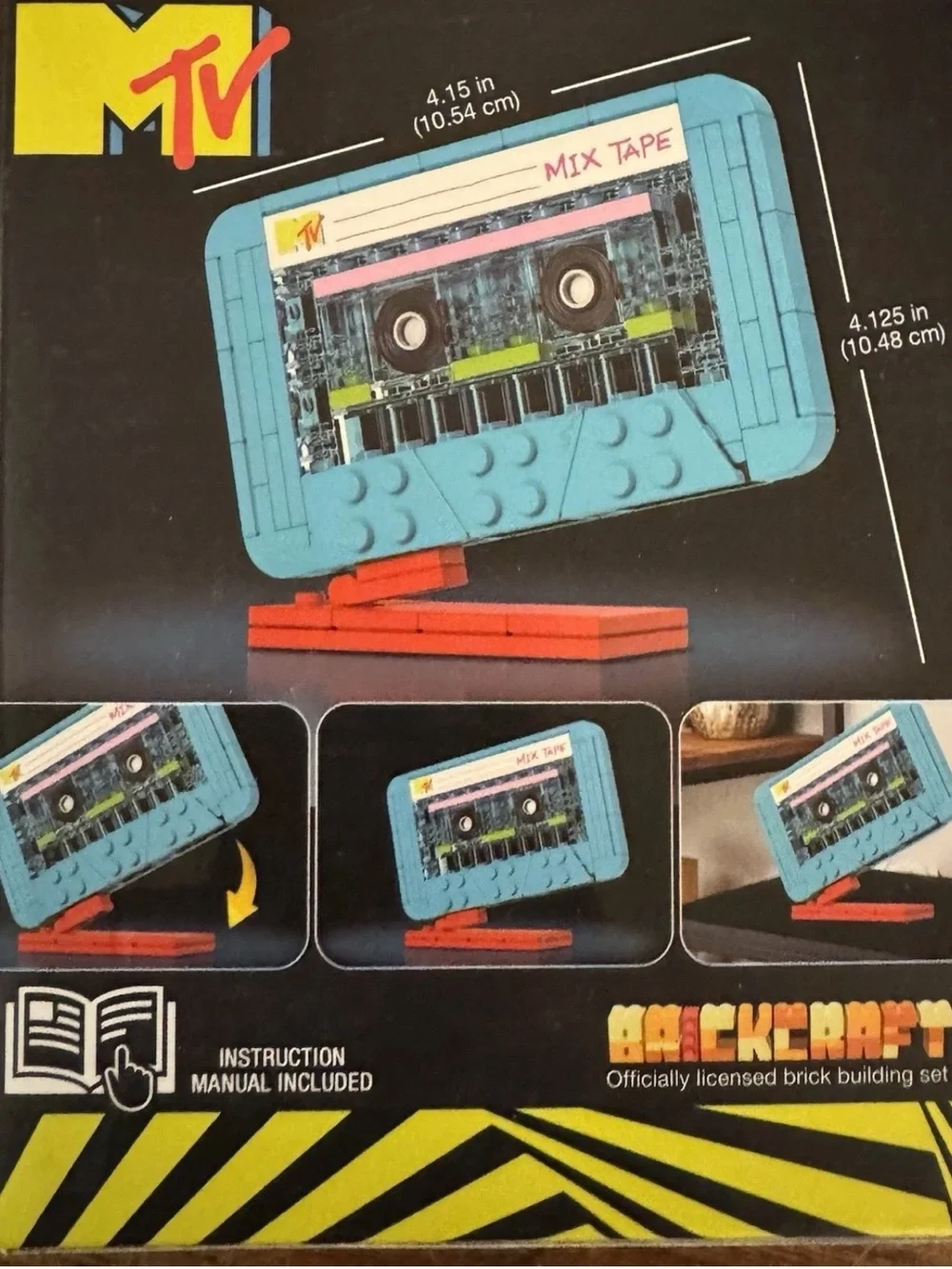 MTV Cassette Brick Building Set